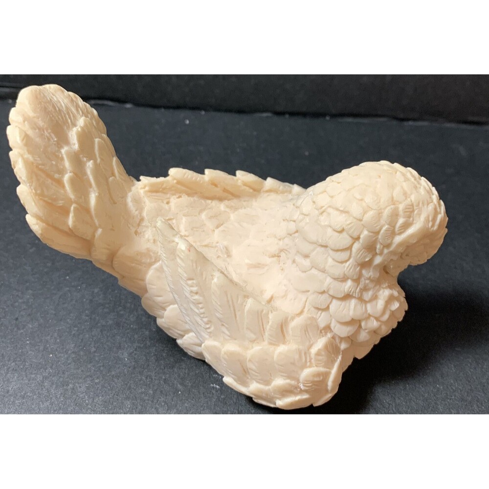 A Santini Doves Love Birds ResinAlabaster Hand Carved Sculptures Pair Italy Vtg - Picture 8 of 11